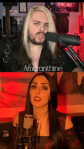 Nicoletta Rosellini on Instagram: "My new acoustic cover of “Amaranthine” by Amaranthe is out now! This time I’m joined by @jamesxwolfbridge from the power metal band @lycanthro_metal and it was an absolute pleasure to share vocals with him. A huge thank you for all the support, especially to my amazing Ko-fi community: you literally made this possible. 🖤 Hope you enjoy this! #amaranthe #cover #metal #acoustic #duet"