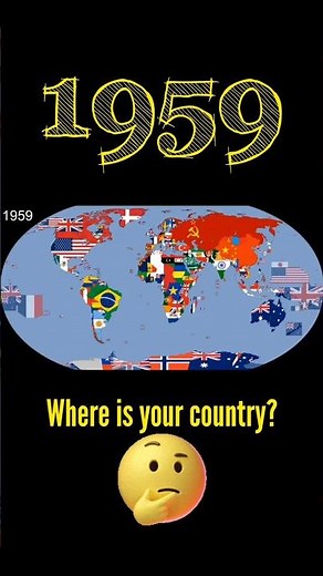 World map 2025 vs 1959 #geography #map #history