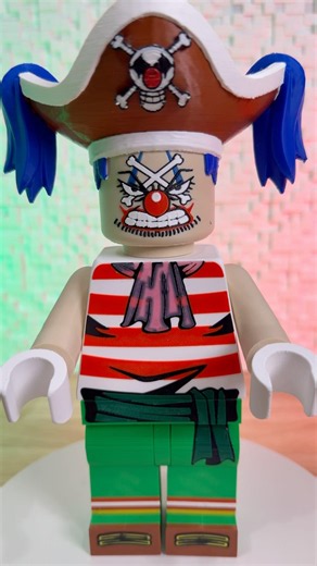 3d printed buggy the Clown one piece #buggytheclown #onepiece #3dprinting #fyp #viral #lego #foryou