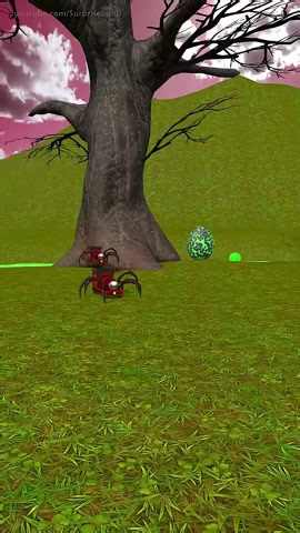 Pacman vs evil baby train monsters - Halloween showdown! 🔥🚂🎃 #pacman #3d #animation