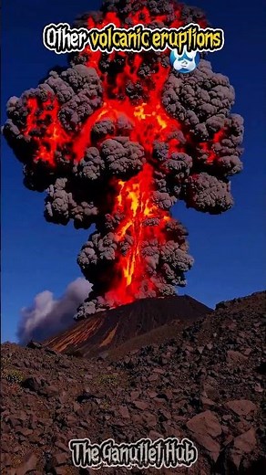 Others volcanic eruption vs this nuke #volcano #adrenaline #explosion