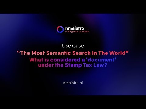 The Most Semantic Search in the World | How nmaistro Reasons Beyond Keywords