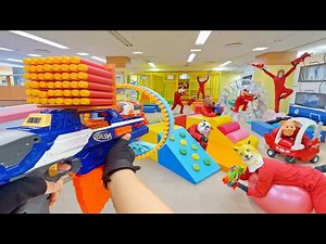Nerf War | Amusement Park Battle Collection 19 (Nerf First Person Shooter)