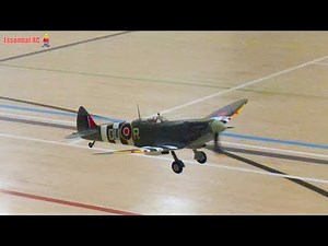 Expert aero-modelling ! Spitfire LF MkIXc (Antonin Alfery) | BMFA Scale Indoor RC Nationals 2024