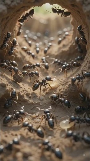 Ant Colony ASMR | Tiny Builders Creating an Underground Home #asmr #ants #antcolony #naturelovers