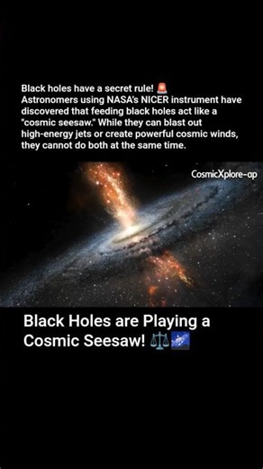 Black Holes are Playing a Cosmic Seesaw! ⚖️🌌