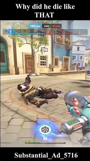 Ramattra died like a diva 💅 #overwatch #overwatch2 #shorts