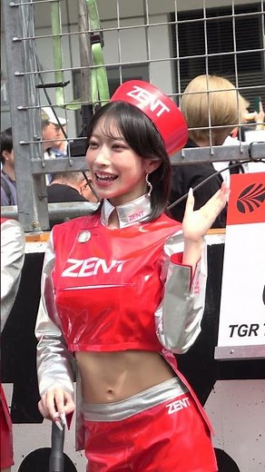 2025 SUPER GT Rd.2 FUJI #37 西井綾音 ZENTsweeties 予選日ピットウォーク レースクイーン 4K
