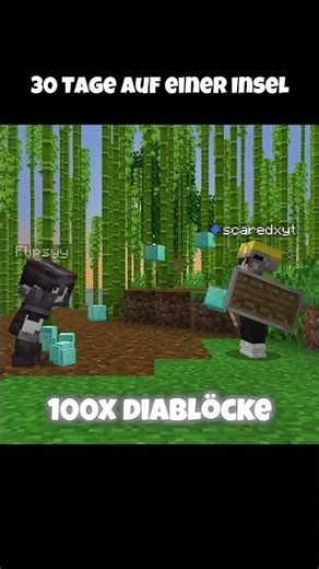 Ich Habe 30 Tage Auf Einer Hardcore Minecraft Jungle Insel Überlebt! #minecraft #scaredxyt #gaming