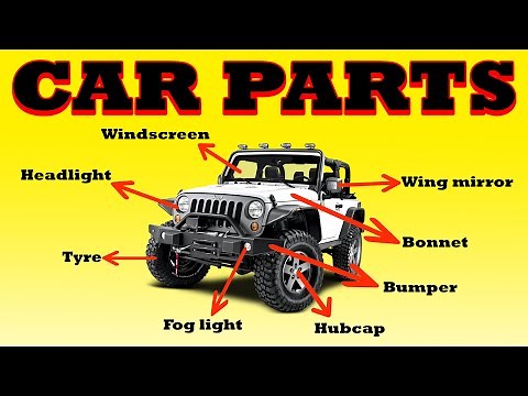 Car Parts - Let’s learn and practise the main parts of a car - improve your vocabulary