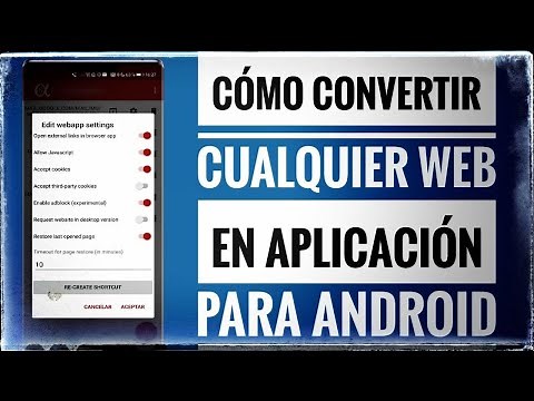 How to Turn Any Web Page into an Android Web App!! Super Useful!!