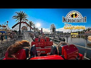 Incredicoaster On Ride Back Seat 4K POV Disney California Adventure 2025 09 22