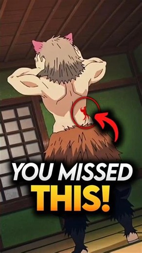 Why Inosuke Never Wears Shirt? Demon Slayer Explained #demonslayer #shorts