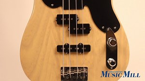 16 reactions | Check out this limited-edition ’51 Telecaster PJ Bass, the latest release from the Fender Parallel Universe lineup. This updates a classic design and features a distinctive single-ply black pickguard, dual-concentric volume knobs, vintage spaghetti logo on the headstock along with original-era touches brought into the present. Take a listen or visit the store and try it for yourself! #fender #paralleluniverse #tele #bass #guitar | Manchester Music Mill | Facebook