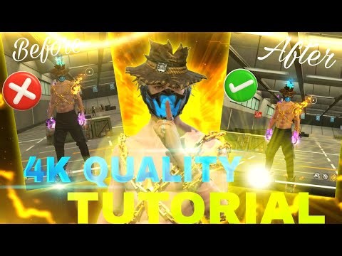 4K Editing Tutorial for Free Fire - EASY & FAST!