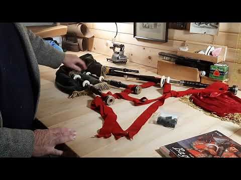 How to make a bagpipe bag cover, part one