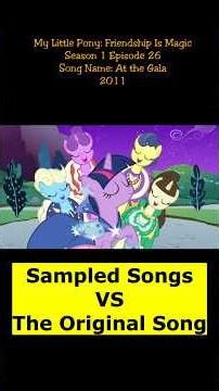 Did You Know These 3 Songs from My Little Pony Friendship Is Magic use samples🌈? #mlp #trivia #2010s
