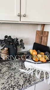 23K views · 157 reactions | Spring counter refresh!! This is a busy...
