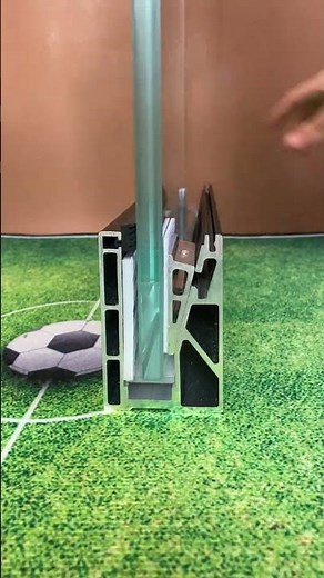 Aluminum Glass Railing Base Shoe Profile Installation Demo
