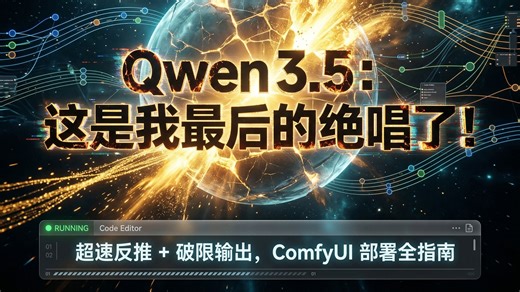 Qwen3.5：这是我最后的绝唱了！超速反推 破限输出，ComfyUI部署全指南