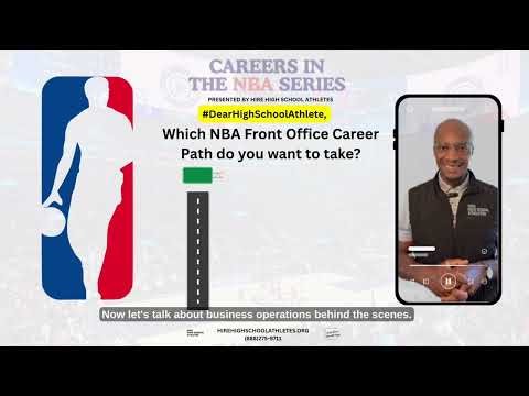 Which NBA Front Office Career Path do you want to take? #DearHighSchoolAthlete