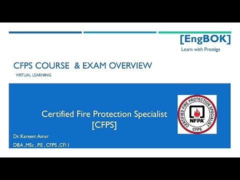 CFPS/ NFPA- Course Overview مقدمة عن كورس اهم شهادة دولية في مكافحة الحريق