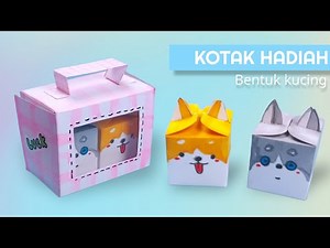 Kotak Kado Mini Lucu - Cara Membuat Kotak Hadiah Mini Dari Kertas - Kreasi dari Kertas