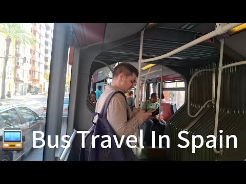 Amazing Bus Travel In Spain🇪🇸 | Bus Tour 2025 | Valencia Bus Tour |‪@TRAVELINEUROPES‬