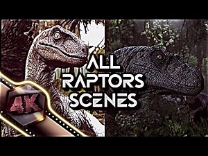 All Velociraptors Scenes in 4K | Jurassic Park Trilogy(1993-2001)