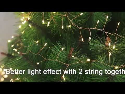 3/6/9M USB Power LED Firecracker String Lights Remote Control Garland