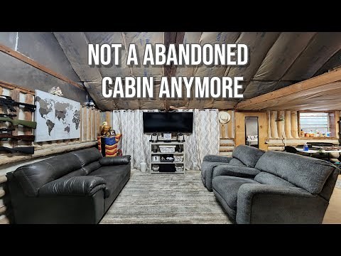 ALL SET UP | homesteading | off grid living | cabin build | cabin | off grid cabin | tractor