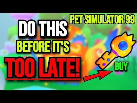 DO THIS BEFORE ITS TOO LATE PET SIMULATOR 99(MVP KEYS/DIAMONDS)