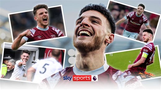 Declan Rice: Arsenal make third bid of £105m for West Ham midfielder