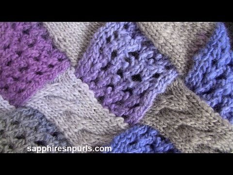 Entrelac in the Round / Seamless Entrelac