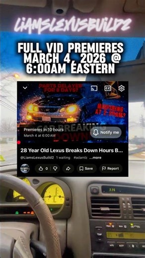 Fixed My 28 Year Old 1998 2JZ Lexus After Blizzard Delays for Parts