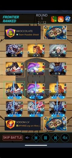 Splinterlands Tips for Beginners - Be mindful of the team lineup to win the battle - Light Splinter