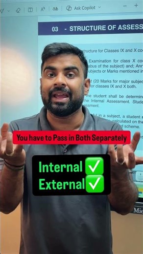 Class 9 Passing Criteria 2026-27 | Internal aur External Dono Mein 33% Marks Zaroori!