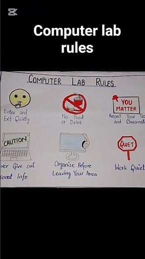 Computer lab rules