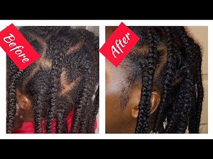 How To Refresh Old Braids #Look New Again and Last Longer # For maximum hair growth