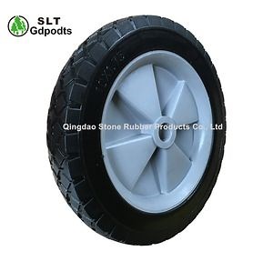 [Hot Item] 10 Inch PU Wheel for Folding Wagon Beach Cart Camp Trolley