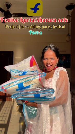 Ruchi Chaudhary on Instagram: "✨ Part 2 of my festive season outfit ideas ✨ Comment for links 🔗 This beautiful school-style set from Flipkart is such a vibe for upcoming celebrations 💖 Perfect balance of festive + comfortable. Suit from @flipkartfashionofficial 👉 Save this look for later & don’t forget to follow for more festive outfit ideas coming soon! Big Billion Days Sale | Flipkart Kurta Set | Affordable Finds | Durga Puja Outfit | Diwali Outfit | Sharara Set | Festive Set | Party Wear k