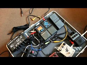 ZOOM G1Xon digital multi effects pedal short Review and Demo