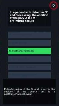 USMLE-1 mRNA Processing & Degradation Essentials