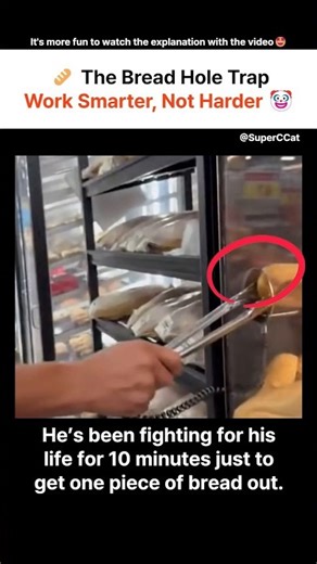 ​🥖 The Bread Hole Trap | Work Smarter, Not Harder 🤡