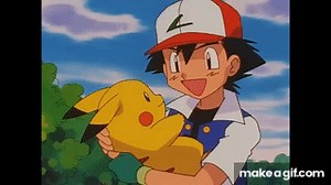 Pokemon - Ash and Pikachu on Make a GIF