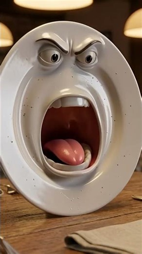 When Dinner Gets Angry 😤 #animation #comedy