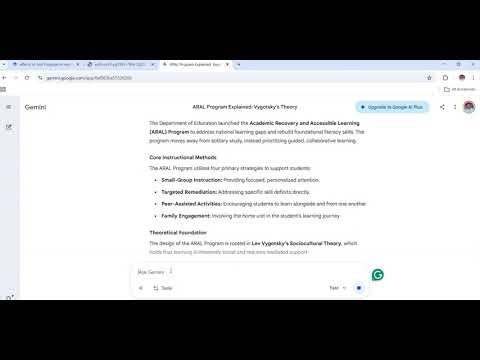 Sample process in preparing literature background for your study using Google Scholar with Copilot