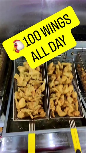 🐔 100 WINGS • $109.99 • ALL DAY 🔥 #pov #fyp #chicken #FoodReels #review