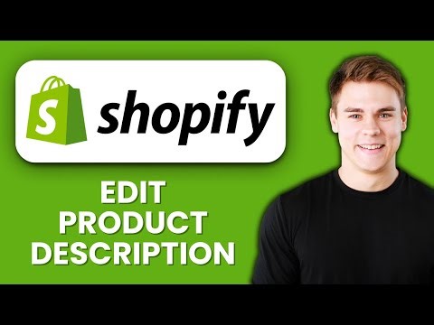 NEW! How to Edit Product Description on Shopify (2025) 🛒 | Step-by-Step Guide for Beginners