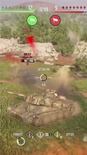 WoT console - AMX 30B2 BRENUS - Doube kill. No.22